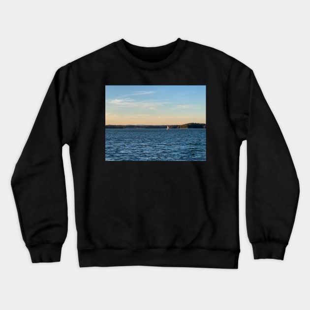 Sail Boat Crewneck Sweatshirt by Ckauzmann